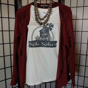 Boutique Brand Silo Silver T-shirt